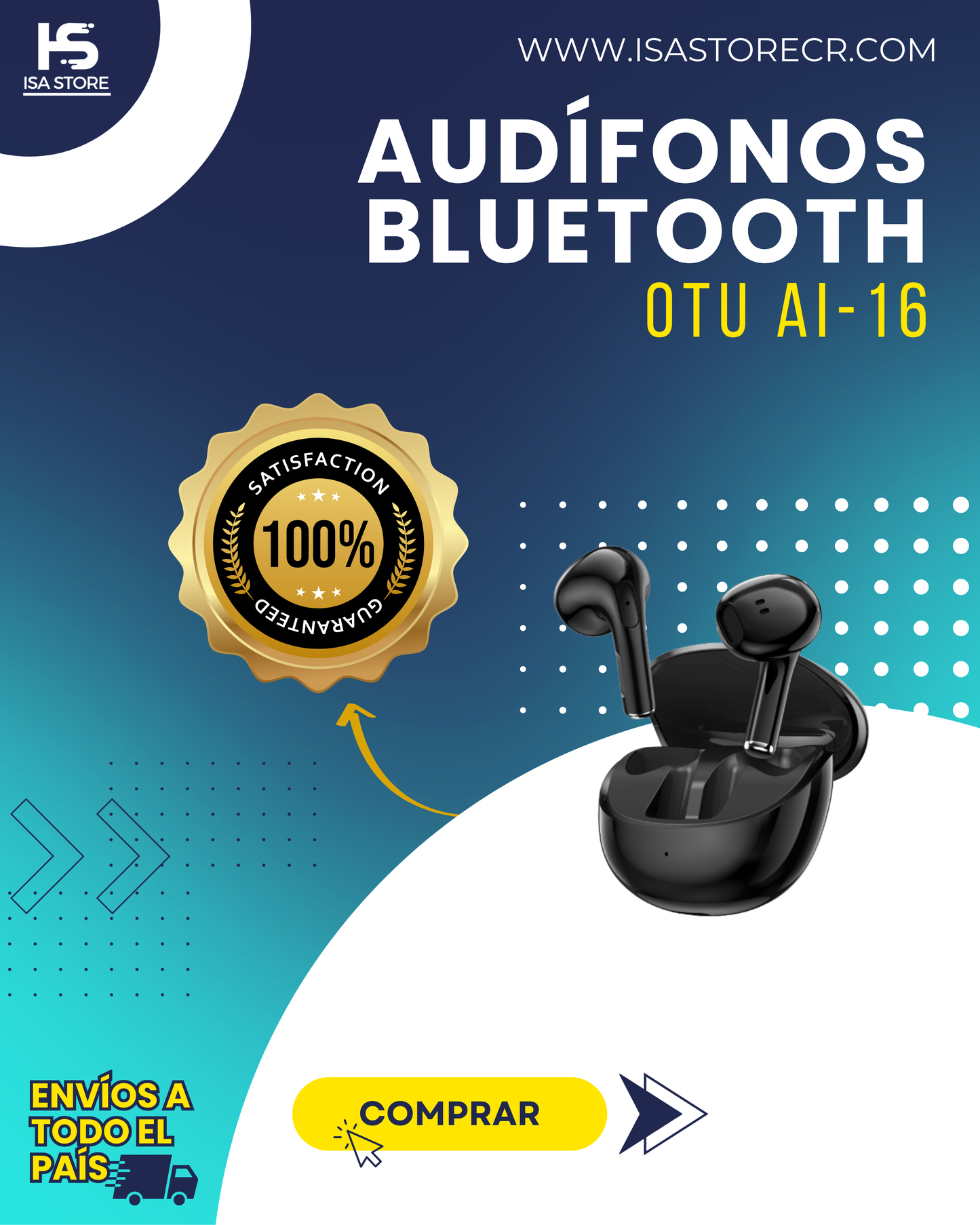 Audífonos Bluetooth OTU AI16
