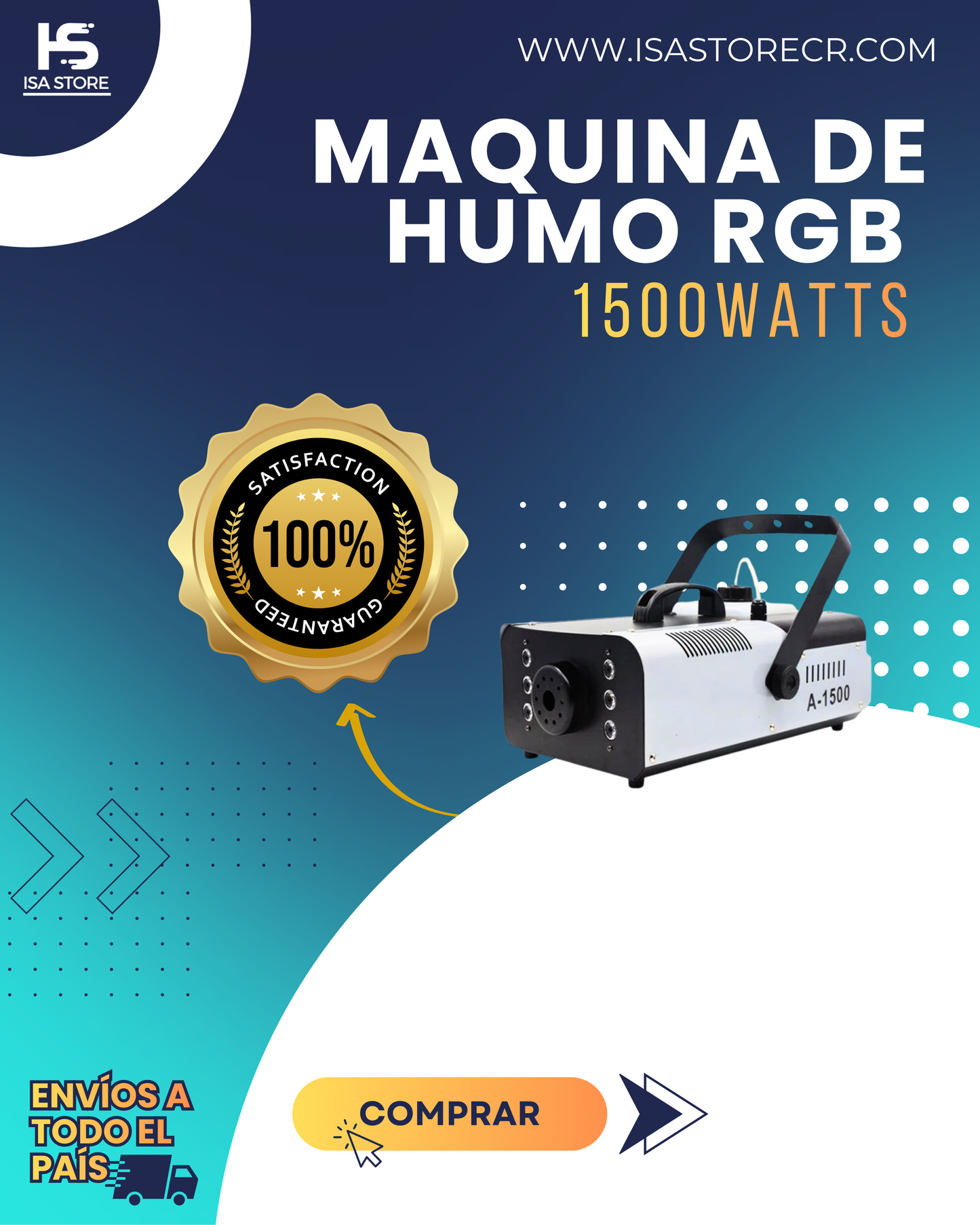 Maquina De Humo 1500 Watts