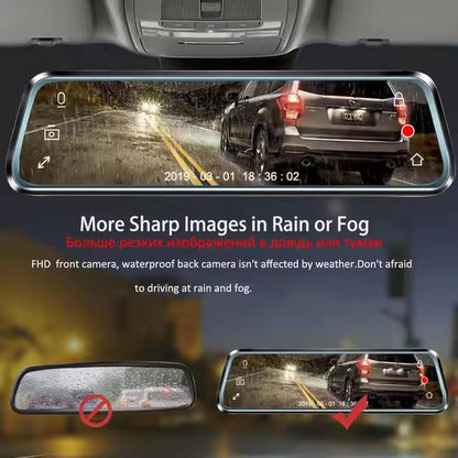 Cámara Retrovisor Táctil HD
