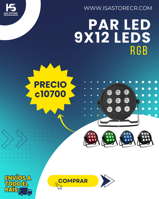Par Led 9x12 RGB