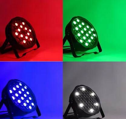 Par Led Plástico 54×3W RGB