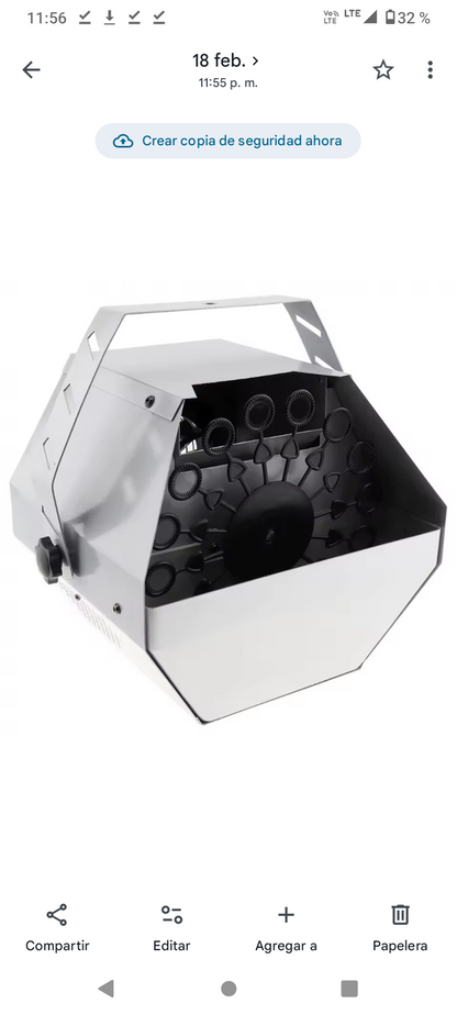 Máquina De Burbujas 60W
