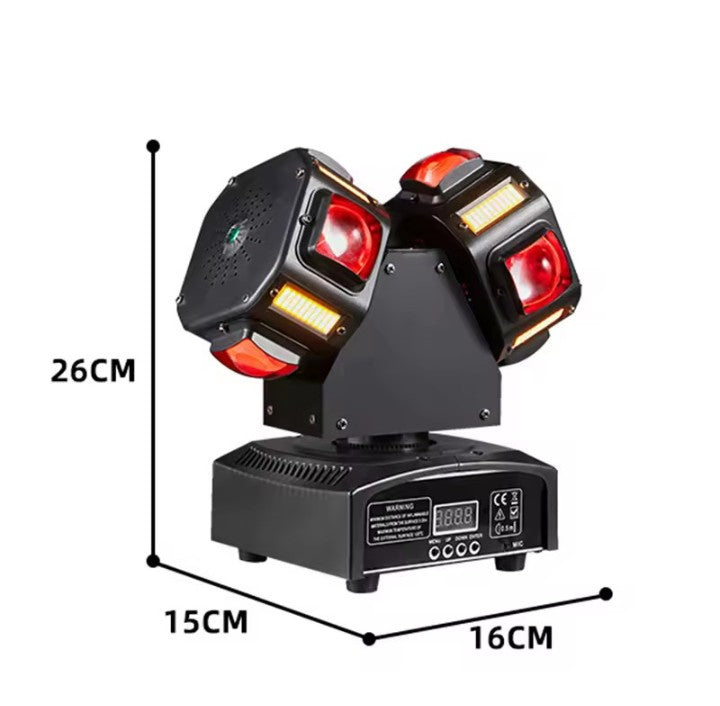 Cabeza Móvil Giratoria 3 en 1