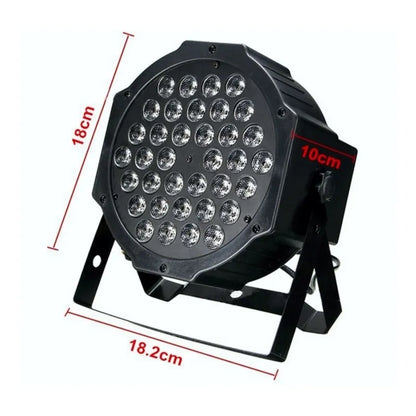 Par Led Luz Negra 36 Leds