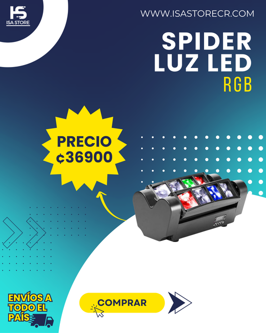 Spider Luz Led RGB