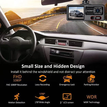 Cámara Para Carro Triple HD WIFI