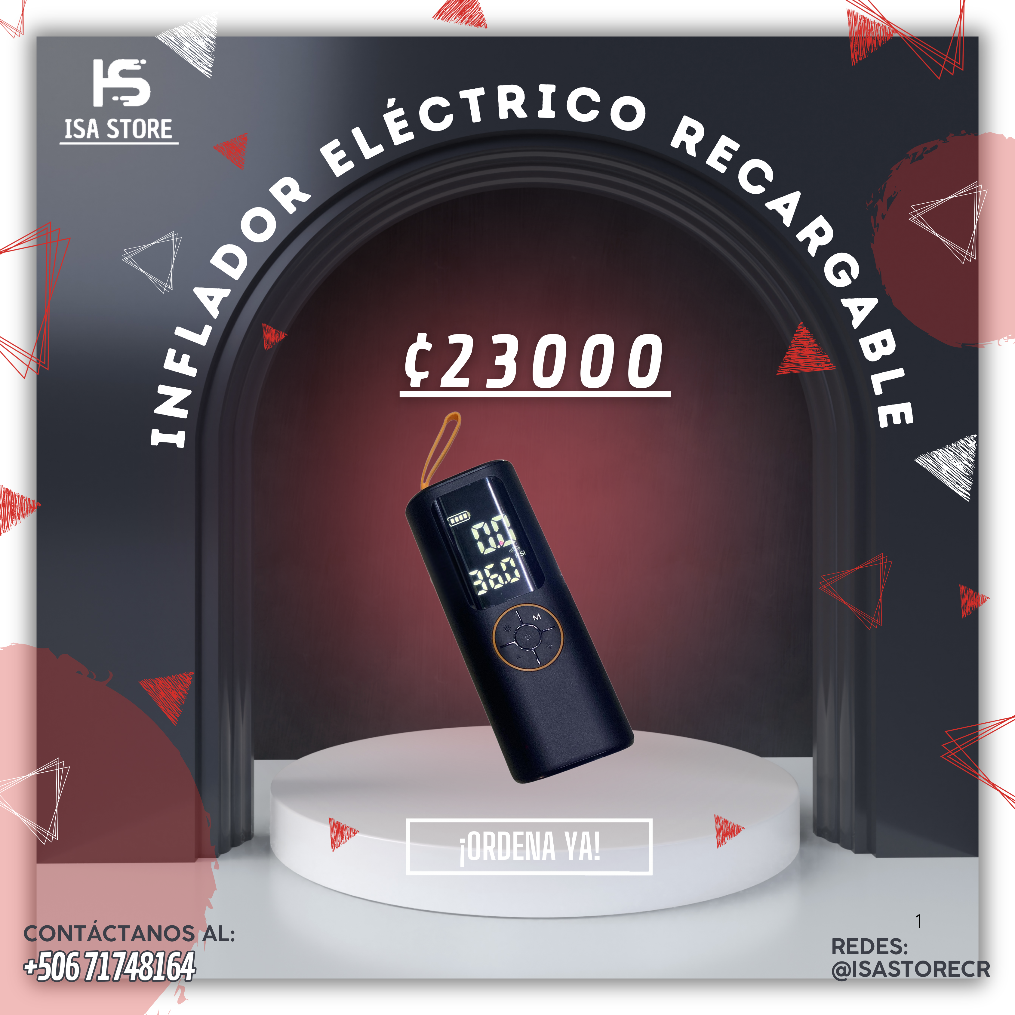 Inflador Eléctrico Recargable