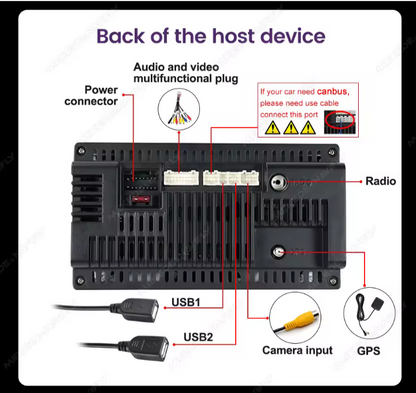 Pantalla Para Carro 10" Android13 2din