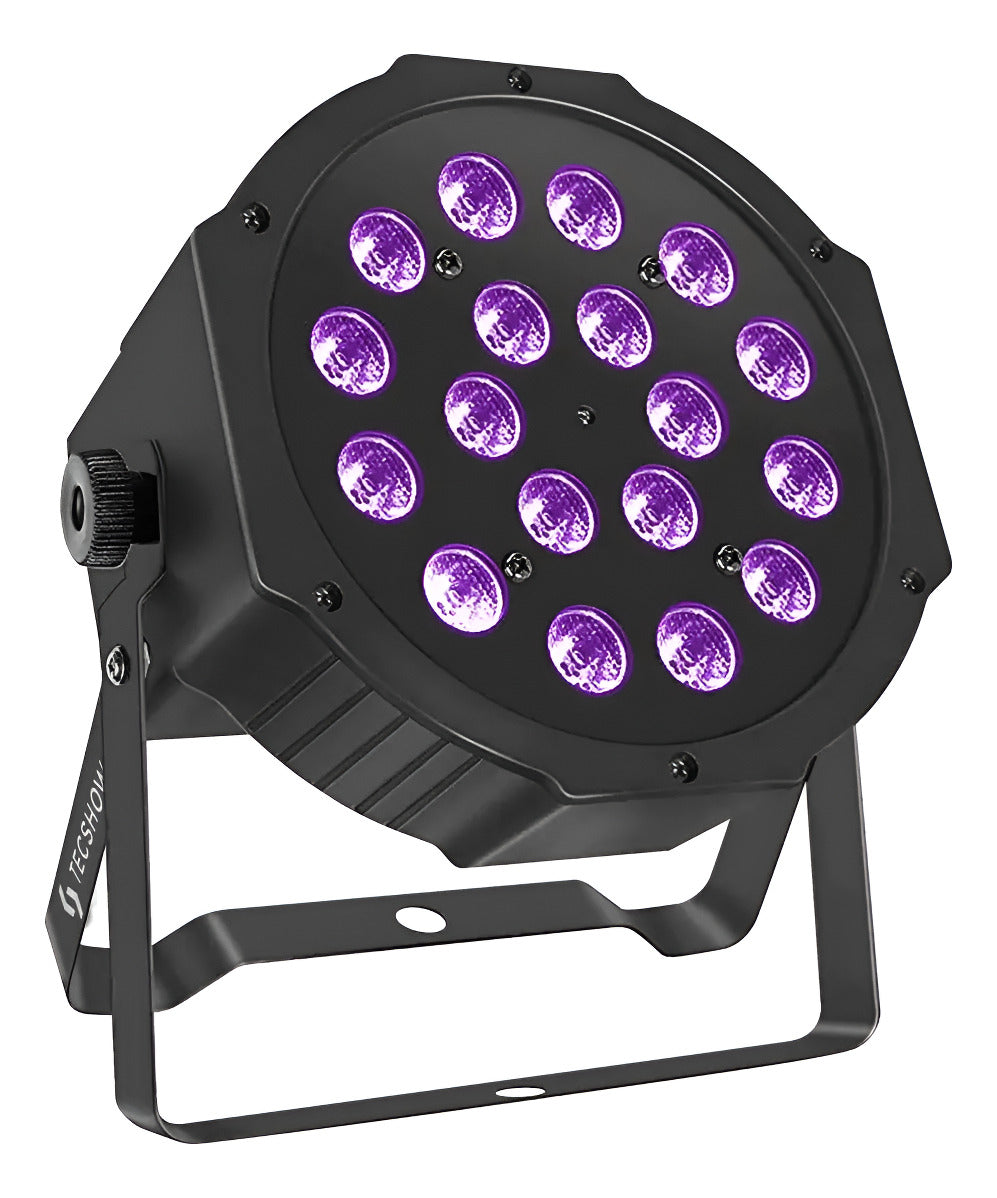 Par Led Luz Negra 18 Leds