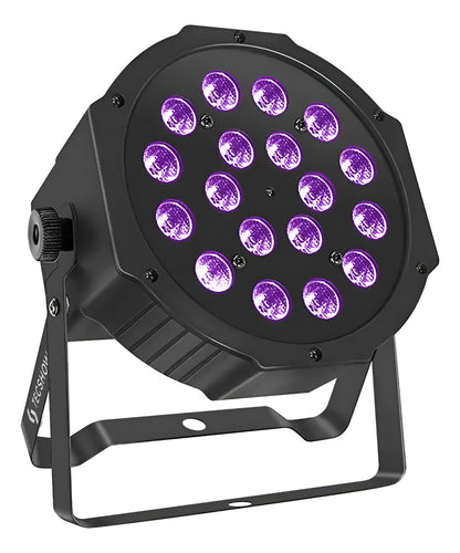 Par Led Luz Negra 18 Leds