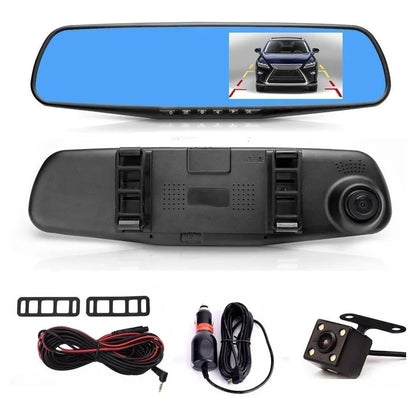 Cámara Retrovisor + Reversa 1080P