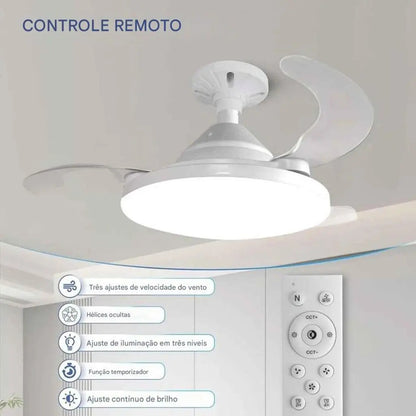Lámpara Ventilador 80 Watts