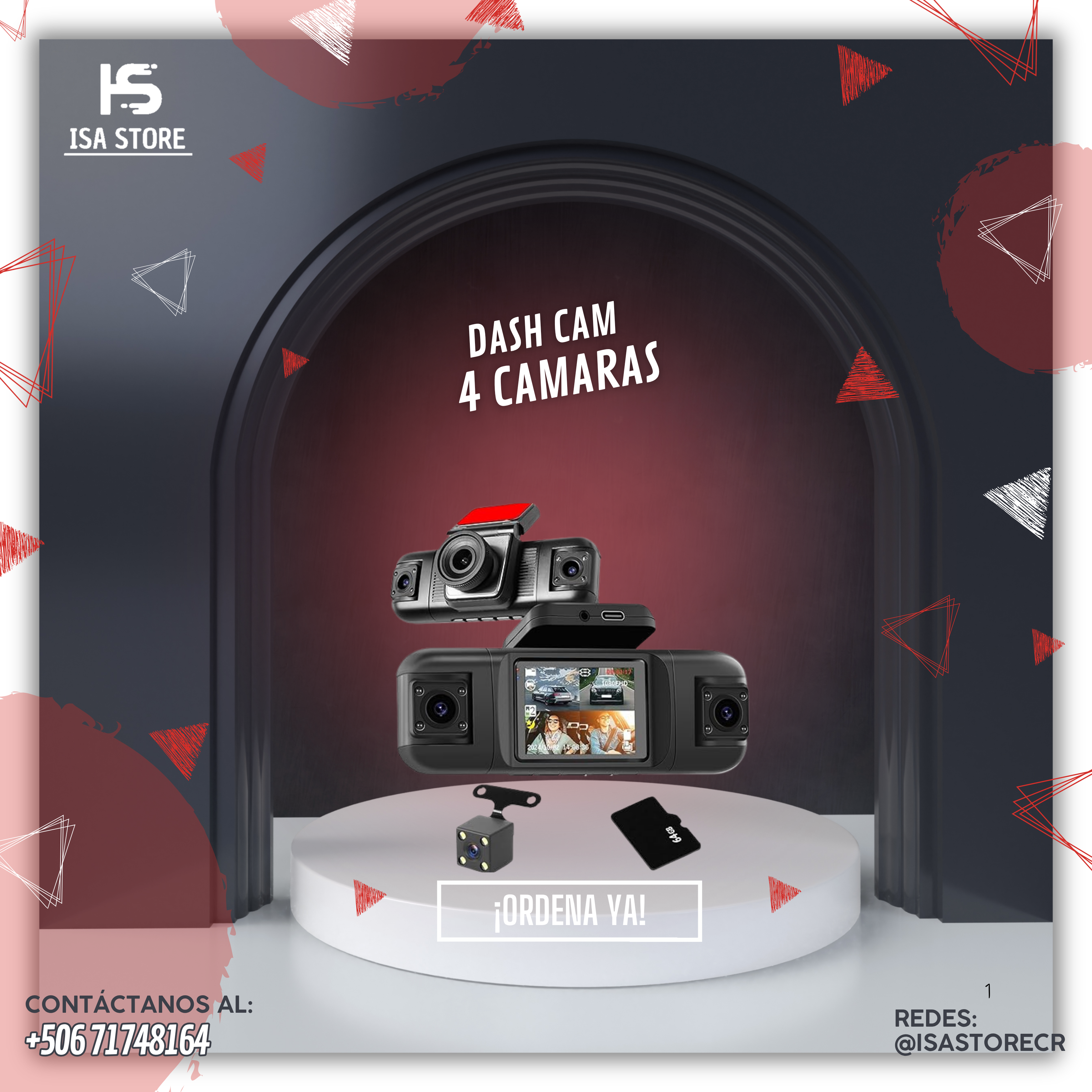 Cámara Para Carro 4 Cámaras