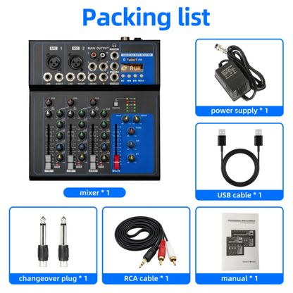 Mixer 4 Canales MG04