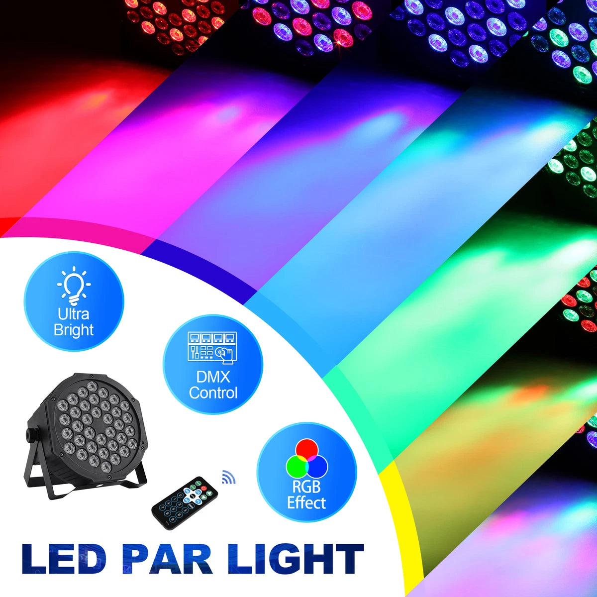 Par Led 36 Leds RGB