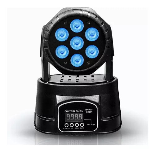 Cabeza Móvil Led Mini Wash