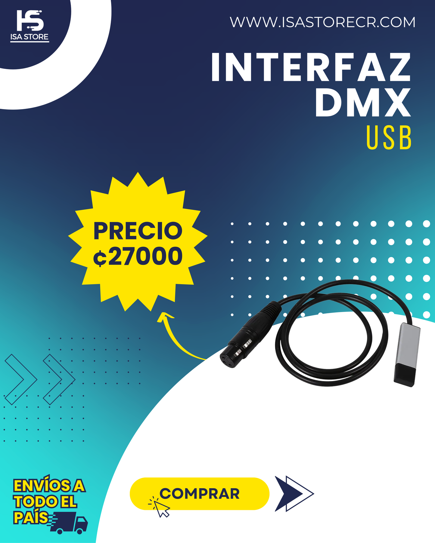 Interfaz DMX Usb