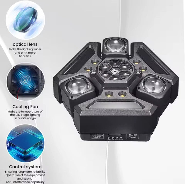 Luz Led Ojo De Abeja 3 Brazos