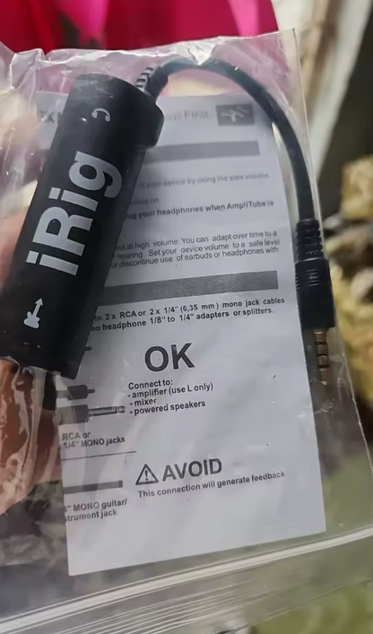 Interfaz Irig 1