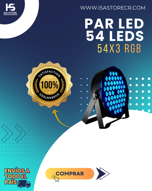 Par Led RGB 54×3