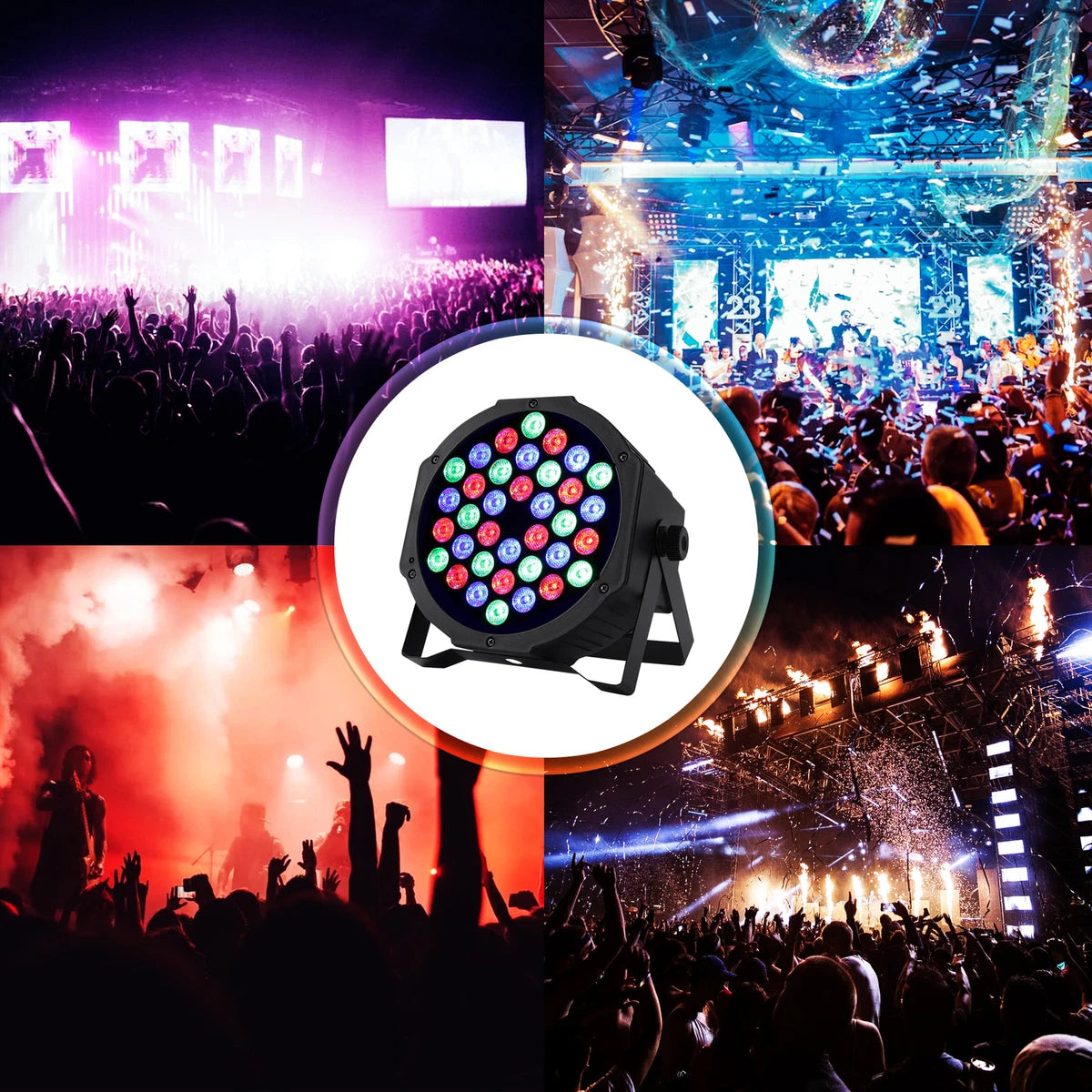 Par Led 36 Leds RGB