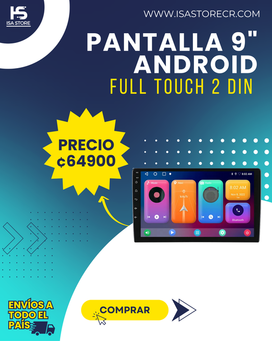 Pantalla Para Carro 9" Android13 2din