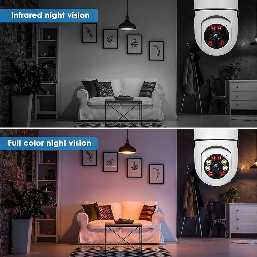 Cámara De Seguridad WiFi E27