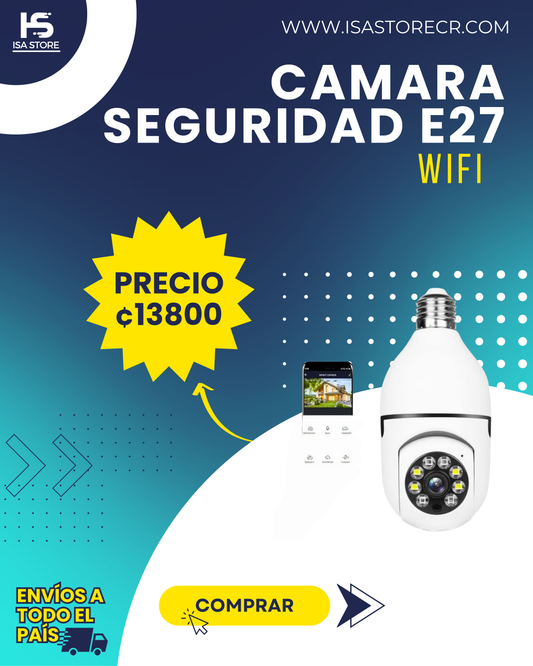 Cámara De Seguridad WiFi E27