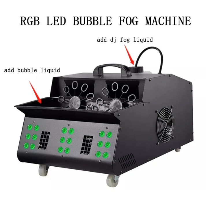 Máquina De Humo & Burbujas 1500 Watts