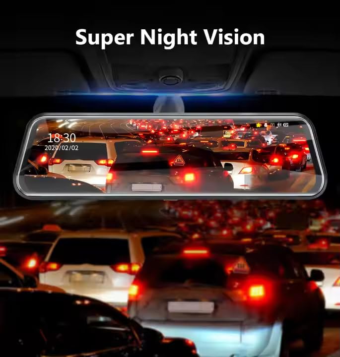 Cámara Retrovisor Táctil HD