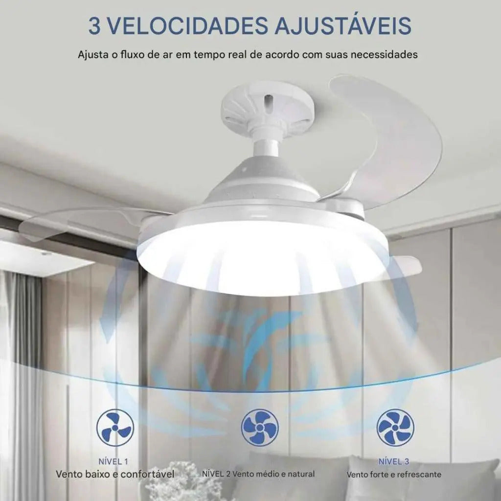 Lámpara Ventilador 80 Watts