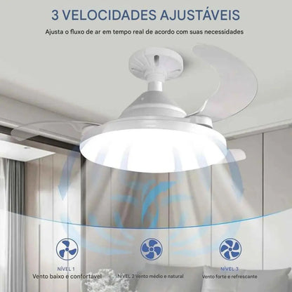 Lámpara Ventilador 80 Watts