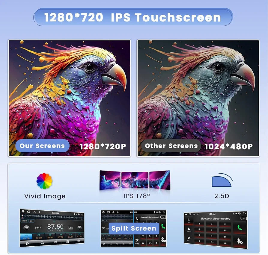 Pantalla Android 9' 4x64GB Car Play