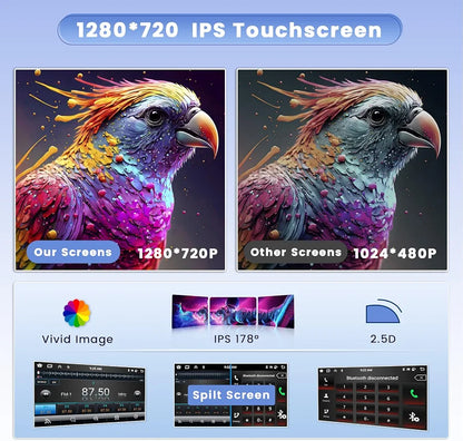 Pantalla Android 9' 4x64GB Car Play