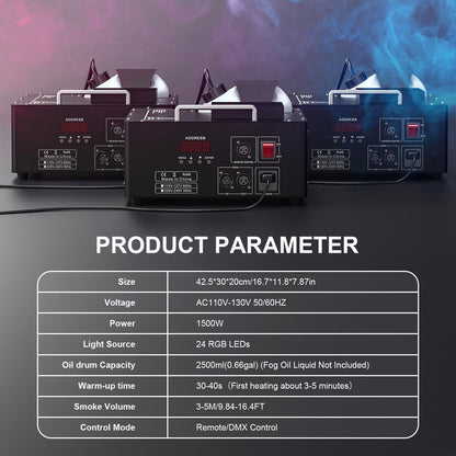 Maqui De Humo 1500W Vertical