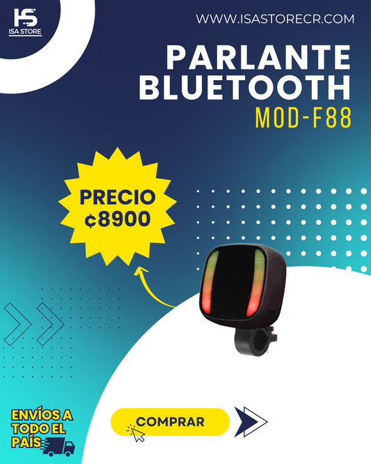 Parlante Bluetooth F88 IPX4