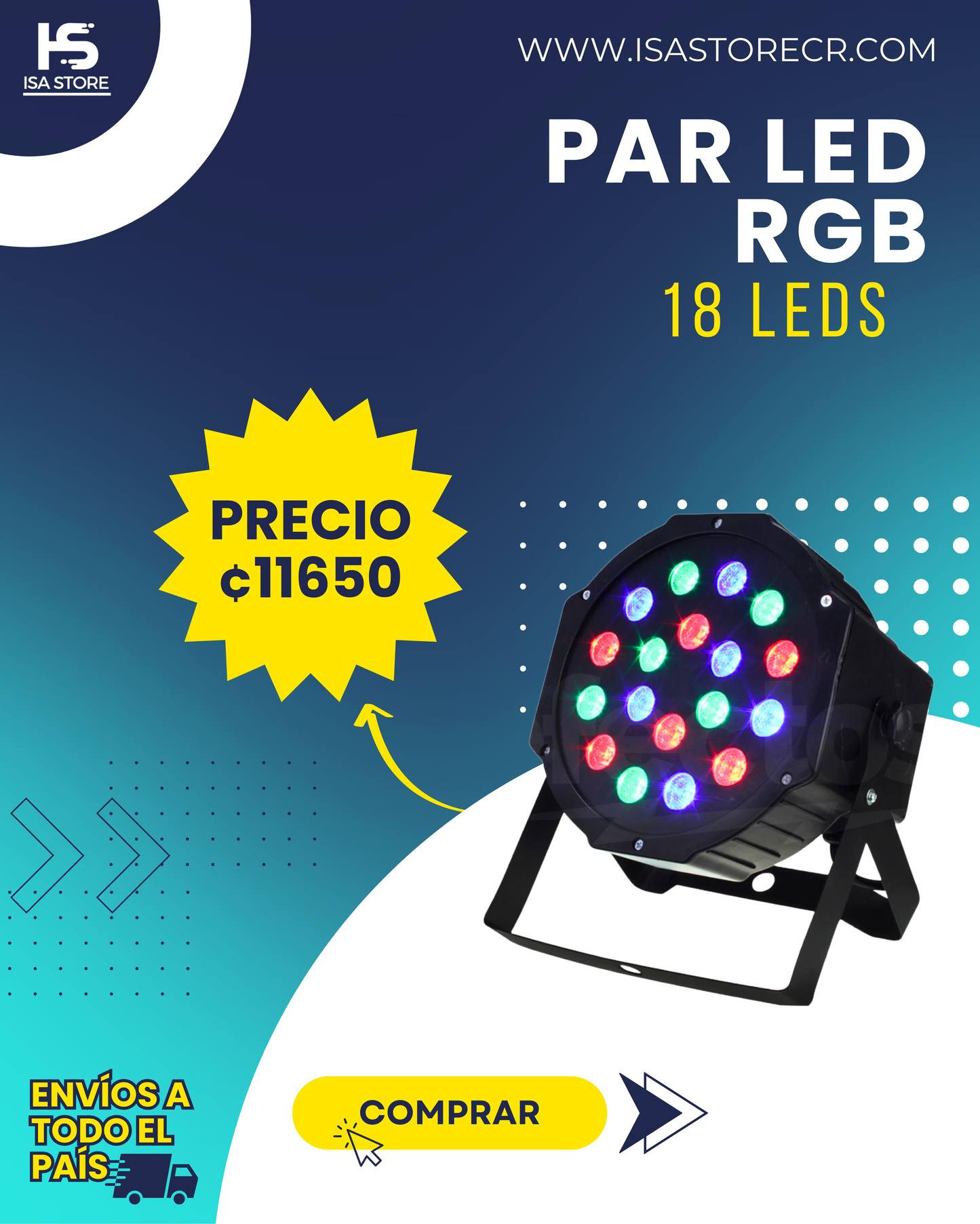 Par Led 18 Leds