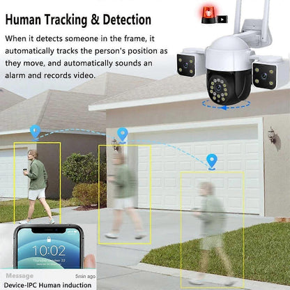 Cámara De Seguridad Triple WIFI