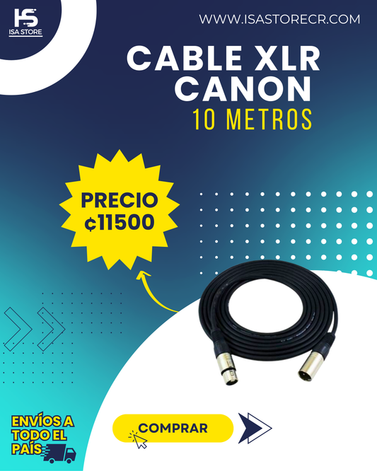 Cable XLR 10 Metros