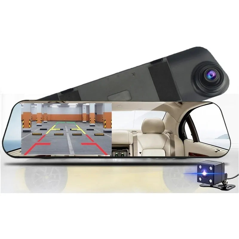 Cámara Retrovisor + Reversa 1080P