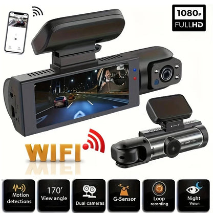Cámara Para Carro Triple + SD