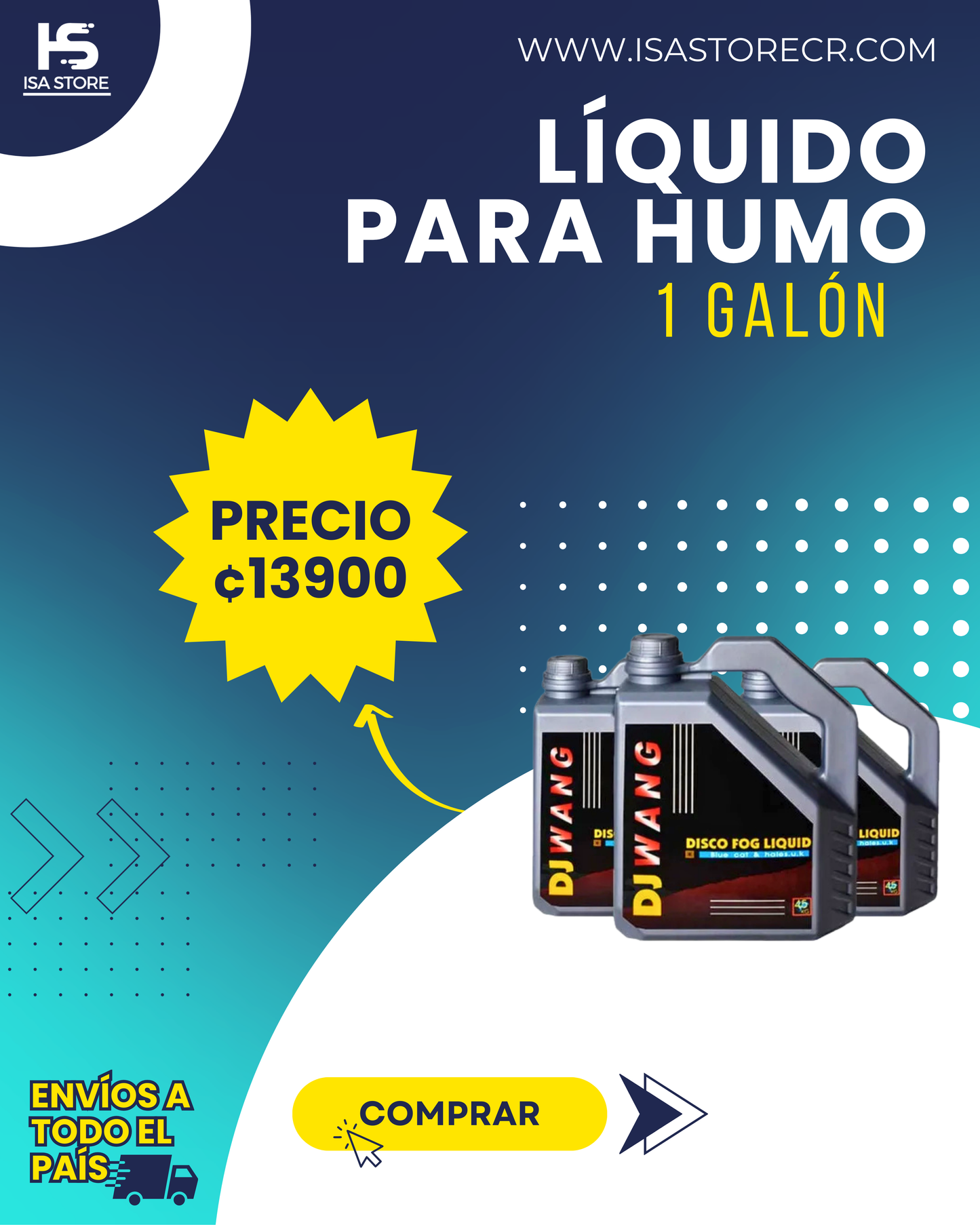 Líquido Para Máquina De Humo DJWang