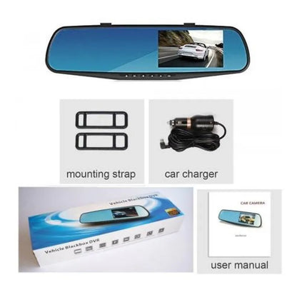Cámara Retrovisor + Reversa 1080P