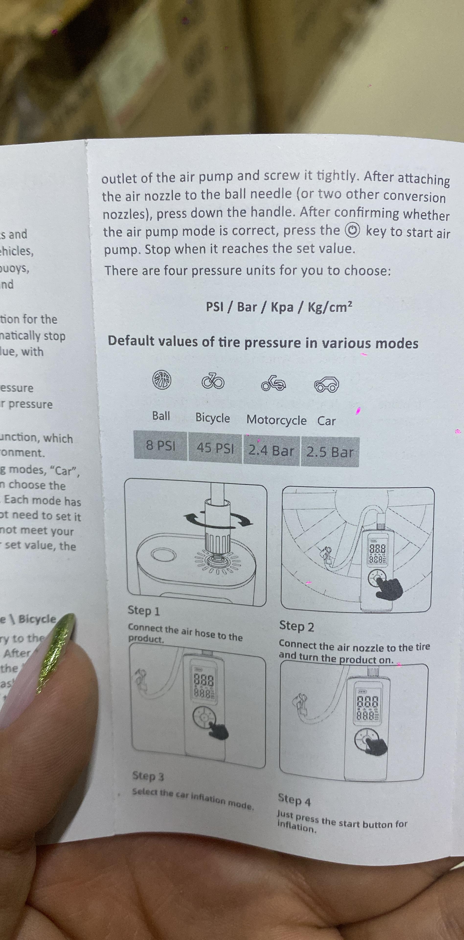 Inflador Eléctrico Recargable
