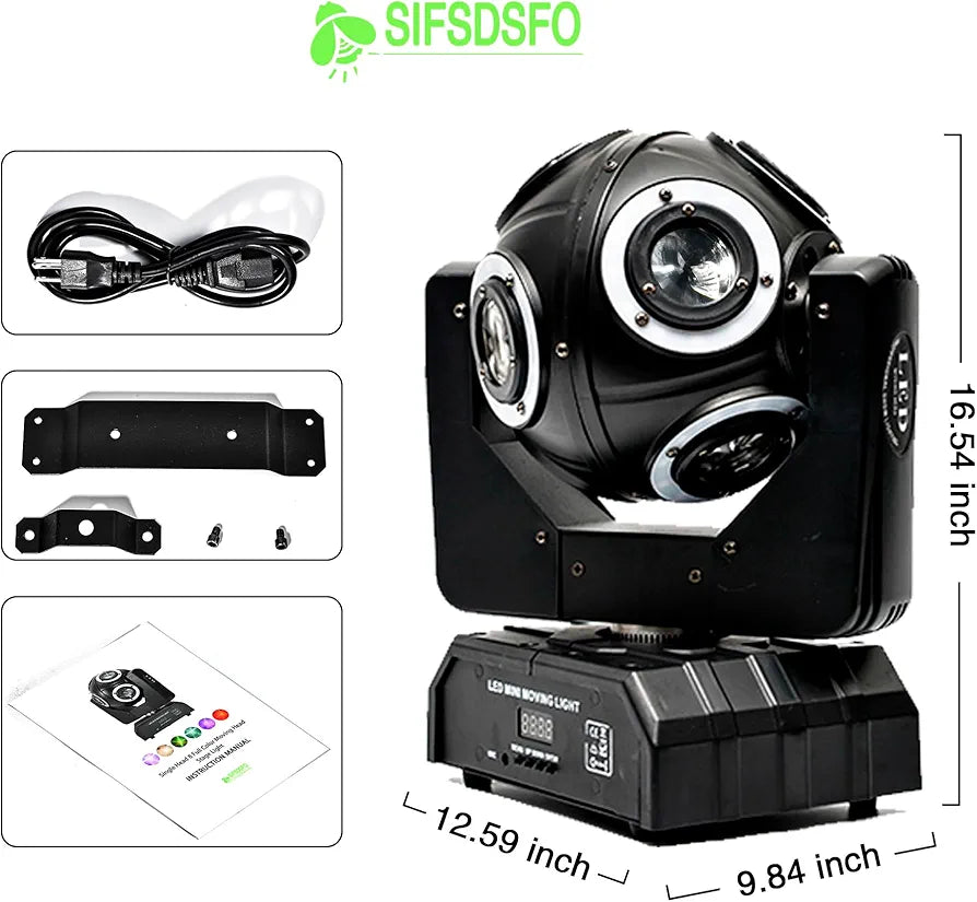 Bola De Disco Giratoria Led RGB
