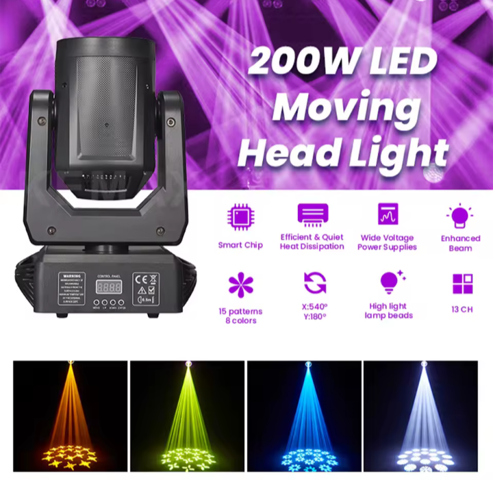 Cabeza Móvil Beam 200 Watts