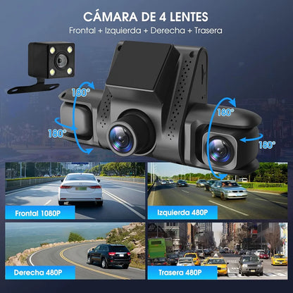 Cámara Para Carro 4 Cámaras