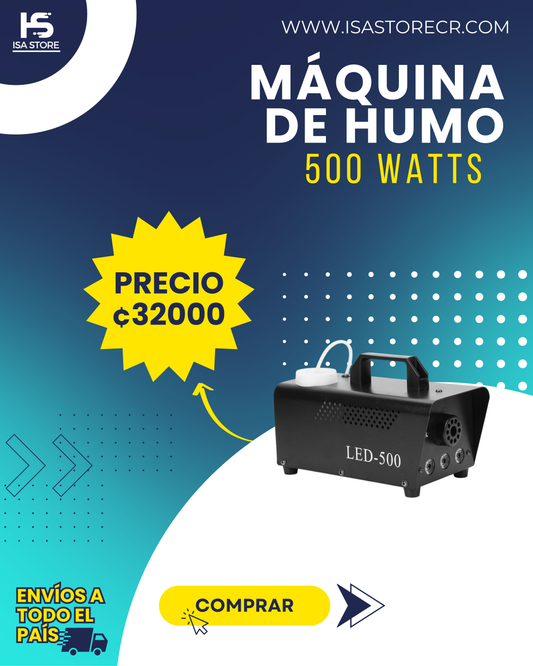 Maquina De Humo 500 Watts RGB