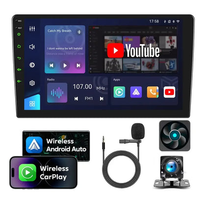 Pantalla Android 10' 4x64GB Car Play