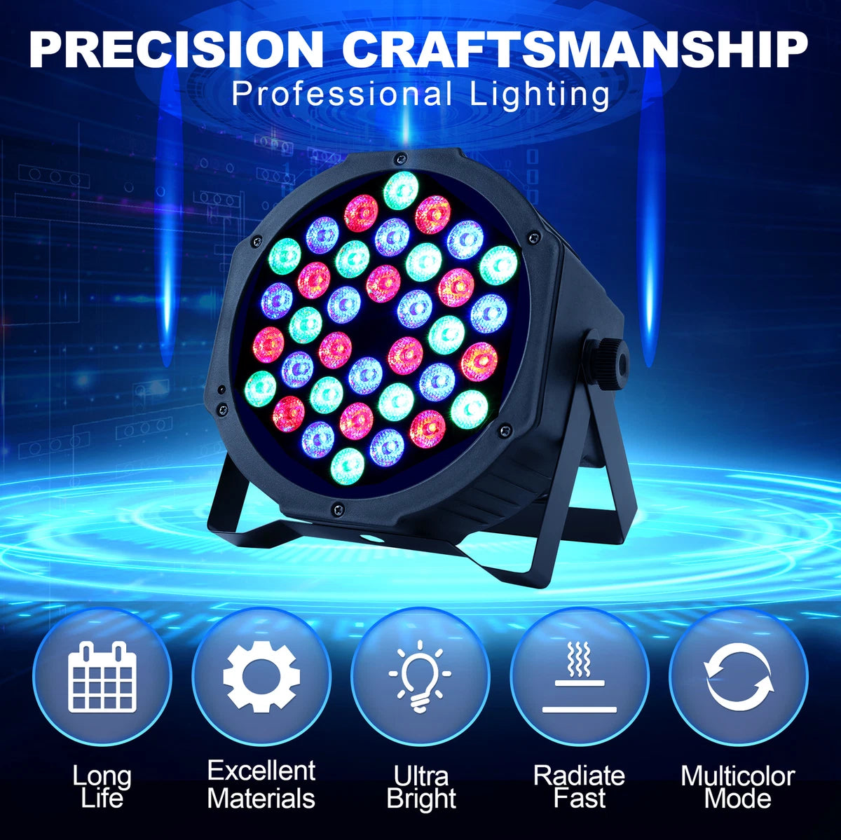 Par Led 36 Leds RGB